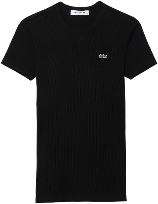 Lacoste Women's Ribbed Cotton T-Shirt