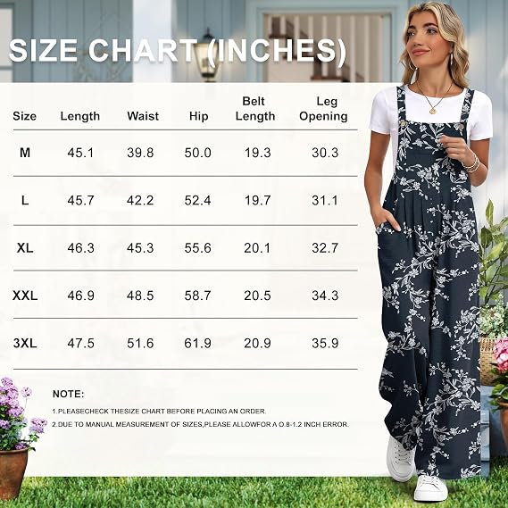 Women's Casual Wide-Leg Jumpsuit