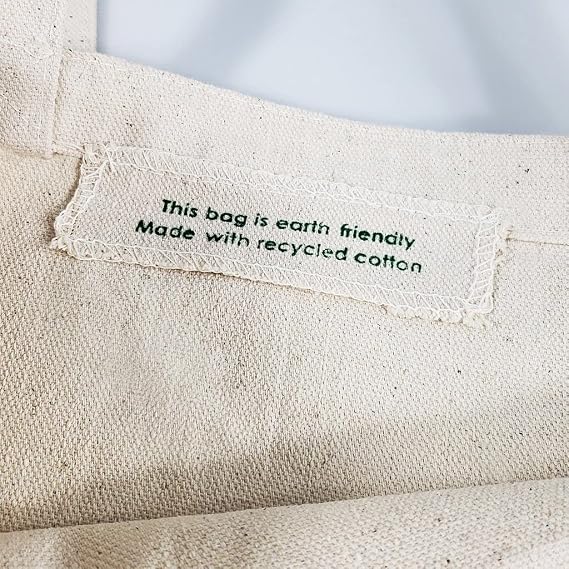 TBF Recycled Canvas Tote Bags 12-Pack